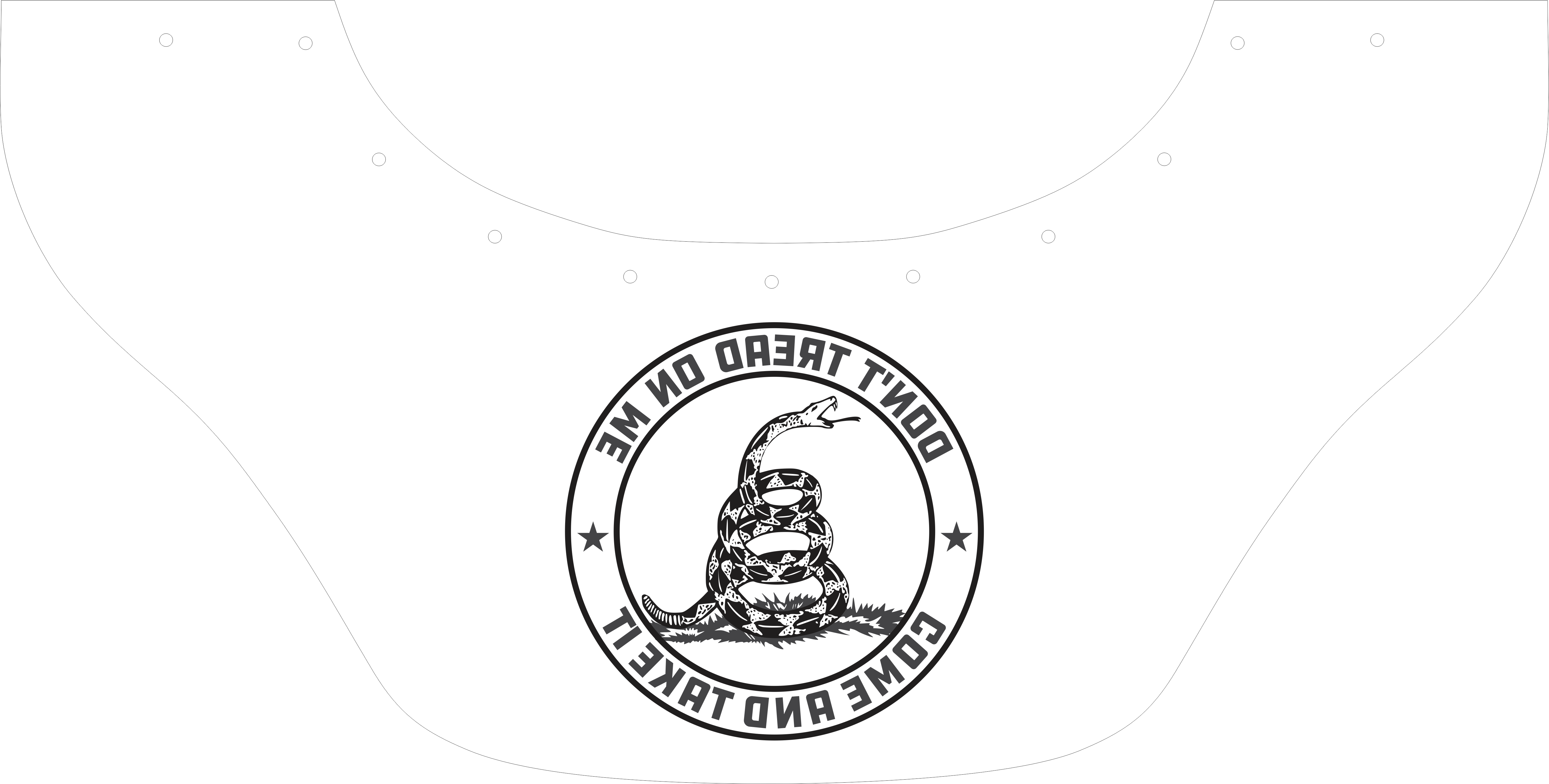 Don't Tread on me -White